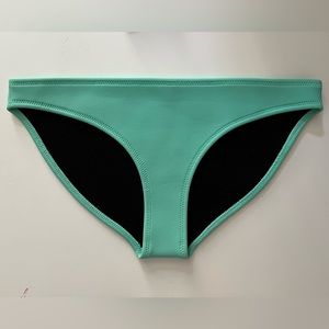 Neoprene green swimsuit bottoms